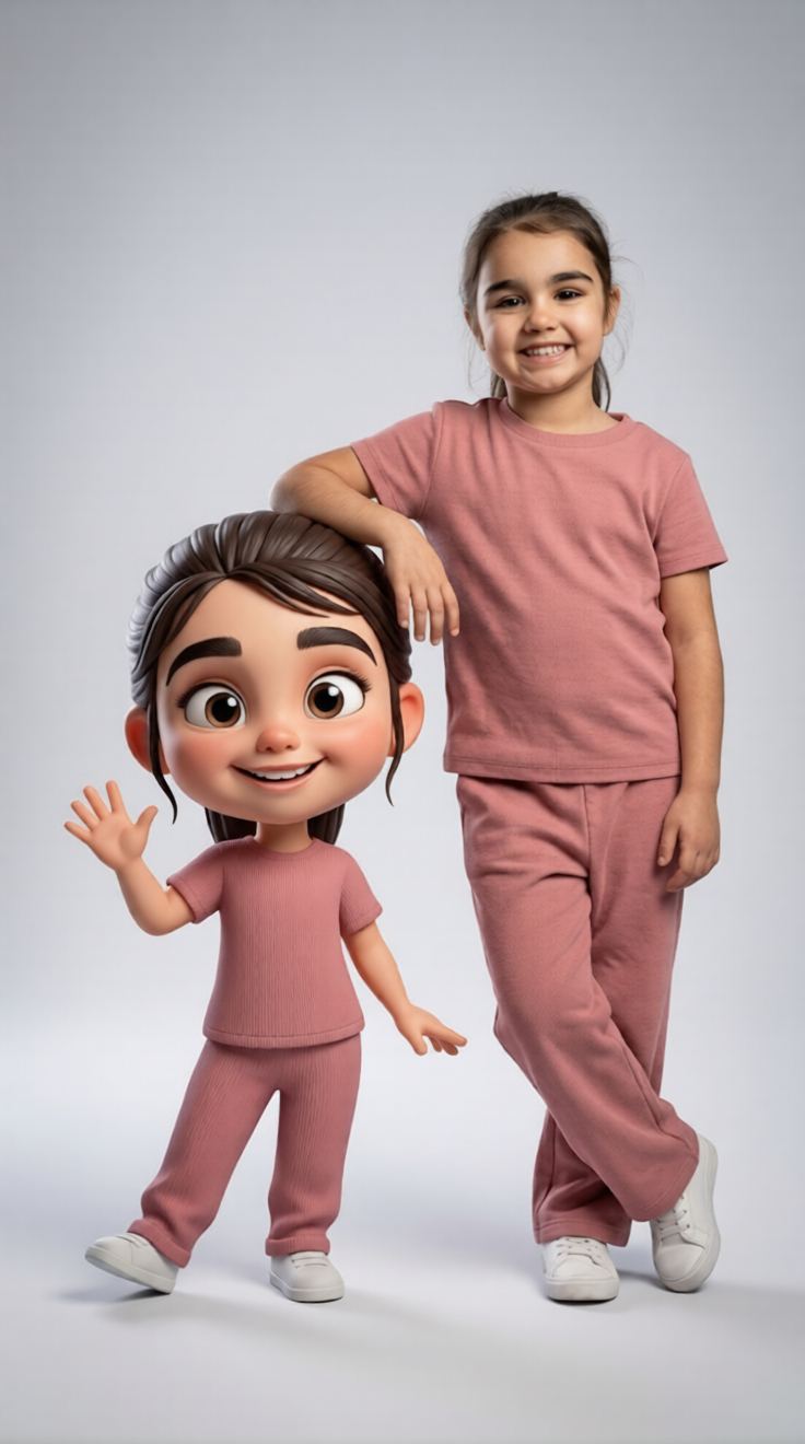 3D caricature (bobblehead-style)